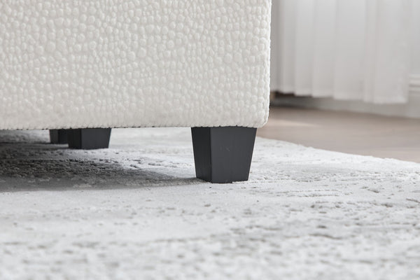 English Elm UNITED Modular 6-Seat Sectional Sofa with Removable Ottoman, Storage Compartments, Convertible Comfort Beige W1568S00242