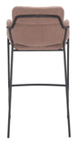 Marcel Barstool - Set of 2 Brown 109668 Zuo Modern