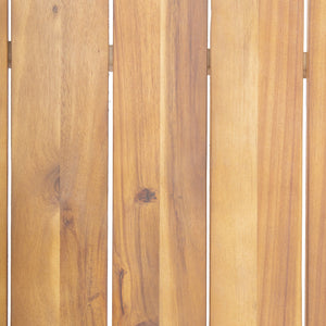 English Elm Christopher Knight Home® - ISLA Teak Chat Set with Acacia Wood Frame, Water-Resistant Cushions, Transitional Wicker Style Lounge 66579.00BRN