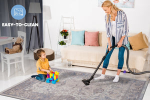 English Elm Loom & Luxe 5X7 Brown/Beige Area Rug - Stylish Non-Shedding, Stain Resistant For Living Spaces & Pets B335P289489