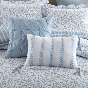 English Elm 5-piece King Comforter Set Soft Microfiber Printed Bedding with Coordinated Shams and Pillows Blue B035P482939