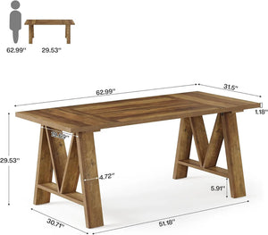 English Elm Bar Table Two Tier Industrial Metal Frame Open Shelf Home Kitchen Entertaining Stand T3971P454226