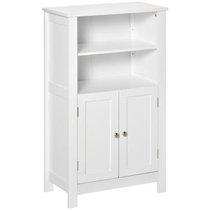 English Elm Kleankin Bathroom Floor Cabinet - Stylish Freestanding Storage With Adjustable Shelves & Open Design W2225P229573