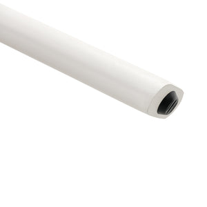 English Elm A modern minimalist circular dining table 42" white patterned MDF top, metal legs, seats 4-6, easy assemble W1151P152778