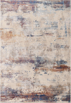 Unique Loom Deepa Cloud Machine Made Abstract Rug Multi, Beige/Blue/Gray/Ivory/Purple/Light Brown 6' 1" x 8' 10"