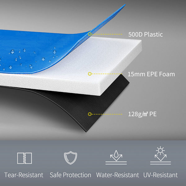 English Elm Soozier 14 Foot Trampoline Spring Pad Waterproof Epe Foam All Weather Cover W2225P250004