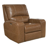 Parker House Swift - Bourbon Power Reclining Sofa And Recliner Brown Top Grain Leather With Match (X) Mswi-31ph-bou