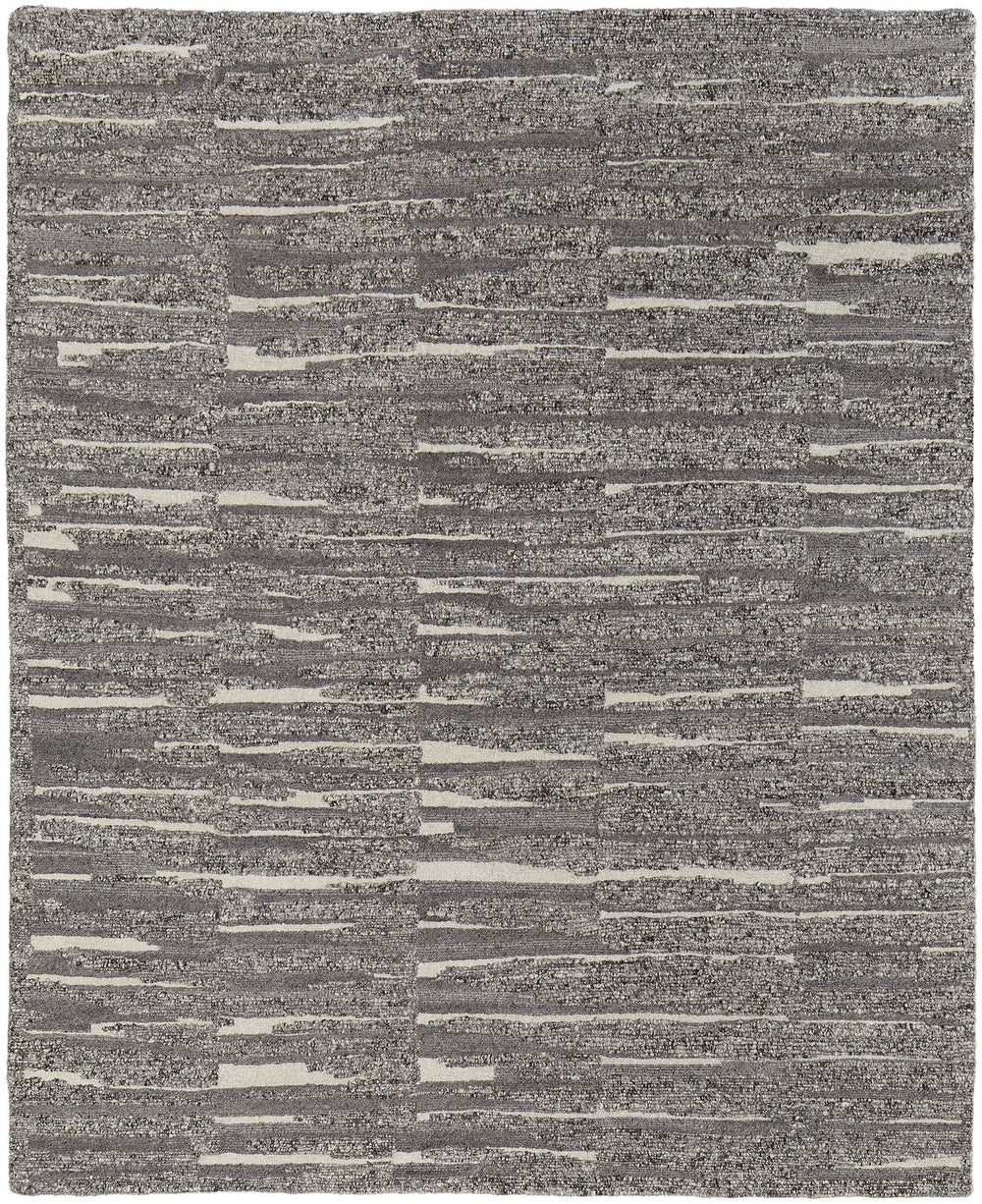 Feizy Rugs Navaro Hand-woven Wool And Viscose Abstract Rug - Modern Scandinavian Design For Cozy Spaces Gray,Taupe,Ivory Wool,Viscose Nav8914fchlivyf99