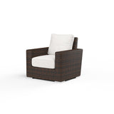 Montecito Club Chair in Canvas Flax w/ Self Welt SW2501-21-FLAX-STKIT Sunset West