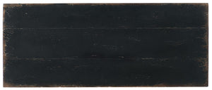 Hooker Furniture Ciao Ciao Bella Six-Drawer Chest Black — Distressed Farmhouse Dresser With Cedar Lined Drawer & Rods 5805-90010-99