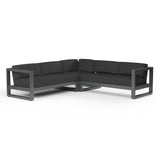 Redondo Sectional in Spectrum Carbon, No Welt SW3801-SEC-48085 Sunset West
