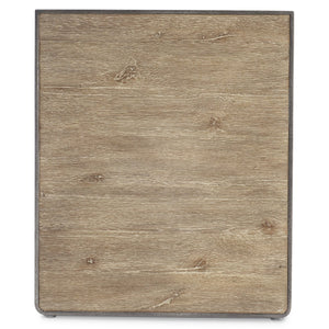 Bernhardt Bernhardt Tribeca Desk With Distressed Aurum Oak Top, Barlow Steel Frame, Center Drawer & Glides D33510