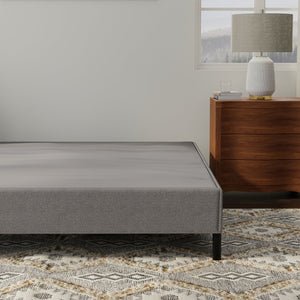 English Elm Black Low Profile Full Bed Foundation Box Spring Replacement with 1000 Lb Support B047P321309