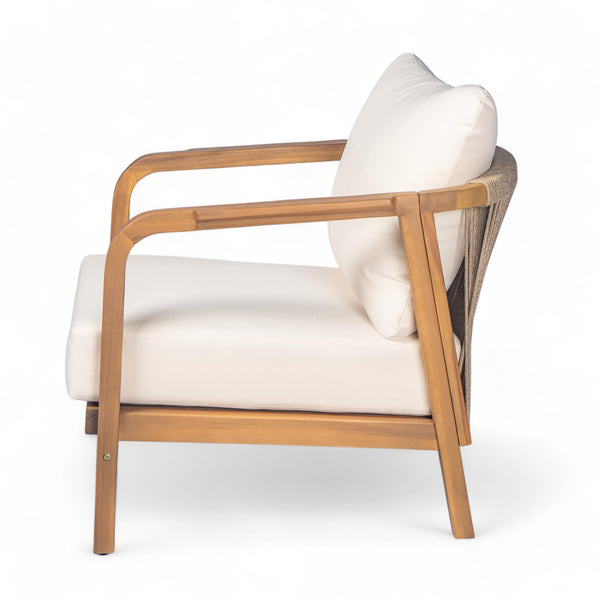 English Elm Christopher Knight Home® - [Set Of 2] 28" Comfortable Outdoor Lounge Chairs With Woven Backrest And Plush Cushions For Relaxation N767P255015T_2