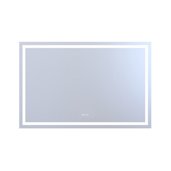 English Elm 55" Led Bathroom Vanity Mirror Dual Front Back Lighting Anti-fog Dimmable 3 Tones W1920P493143