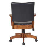 OSP Home Furnishings Deluxe Wood Bankers Chair Black