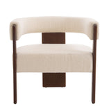 Christopher Knight Home® - Noble House - - Modern Upholstered Boucle Fabric Accent Arm Chair