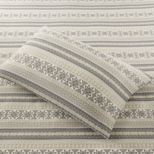 English Elm Printed Cotton Flannel Sheet Set Queen - Ultra-Soft Brushed Fabric, Deep Pocket Fitted, Cozy Warmth Multi 11.81 L x 9.84 W x 7.09 H B035P294207