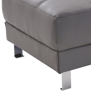 English Elm Stylish Teal Upholstered Bench Ottoman for Living Room Seating and Everyday Use B078108249