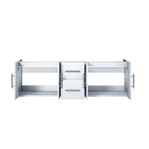 English Elm Glossy White Double Bath Vanity - 60" W With Spacious Storage, Soft-Close Drawers & Easy Install B2731P258504