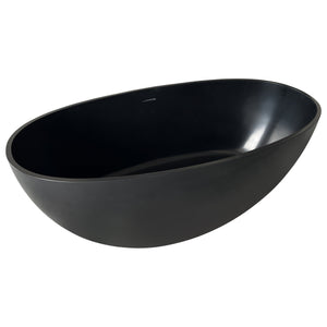English Elm 55" Freestanding Soaking Tub Eco Stone Resin Matte Finish Spa Inspired Bath T3785P353953
