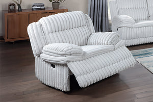 English Elm Modern Corduroy Reclining Loveseat and Chair Set with Console Storage Drawer B011S02404