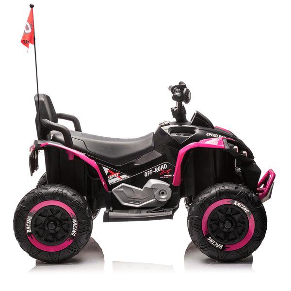 English Elm 24v Kids Electric Atv Xxxl Off-road Ride on with Parental Remote and Shock Absorbers W1578P352120