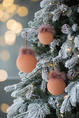 English Elm D3" Elegant Glass Christmas Ball Ornaments Set Of 12 - Perfect For Holiday Decor & Festive Celebrations W2078P247921