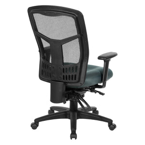 OSP Home Furnishings Progrid® High Back Mesh Office Chair with Lumbar Support and Ergonomic Adjustable Seating 92892-2M