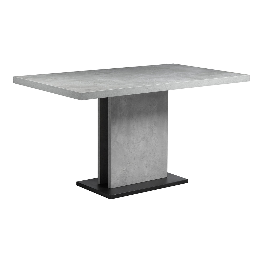 English Elm Hanlon Concrete Finish Rectangular Dining Table Seats Four Urban Loft Modern B2769S00001