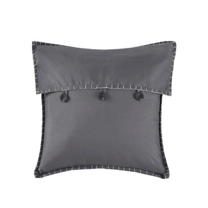 English Elm 6 Piece Reversible Plaid Daybed Cover Set with Herringbone Cabin Quilt, Twin Fit, Machine Washable Grey 17.72 L x 15.75 W x 7.48 H B035P266680