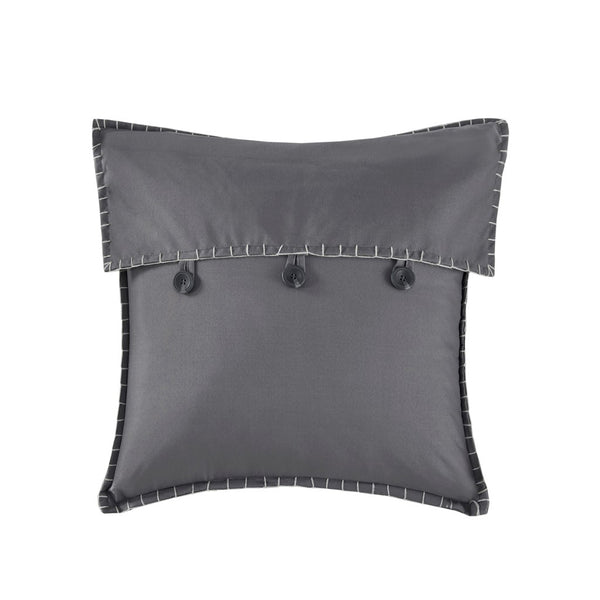 English Elm 6 Piece Reversible Plaid Daybed Cover Set with Herringbone Cabin Quilt, Twin Fit, Machine Washable Grey 17.72 L x 15.75 W x 7.48 H B035P266680