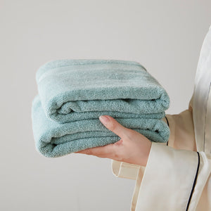 JLA Home Comfort Spaces - 500GSM Plush 6pc Towel Set Crafted from 100% Turkish Cotton for Spa Softness, Quick-Dry, Oeko-Tex Safe Seafoam AM73-0233