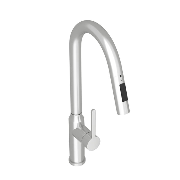 English Elm Bothwa Pull Down Kitchen Faucet with Stainless Steel Spout and Ceramic Cartridge Control Brushed Nickel B2724P262919