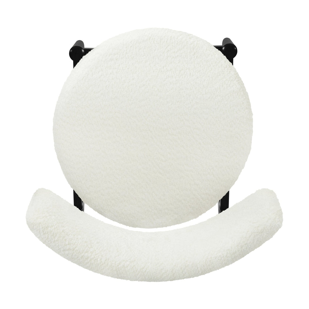 English Elm Christopher Knight Home® - Mid Century Modern Dining Chairs - Ergonomic Boucle Upholstered Design With Sturdy Rubberwood Legs N771P205425B