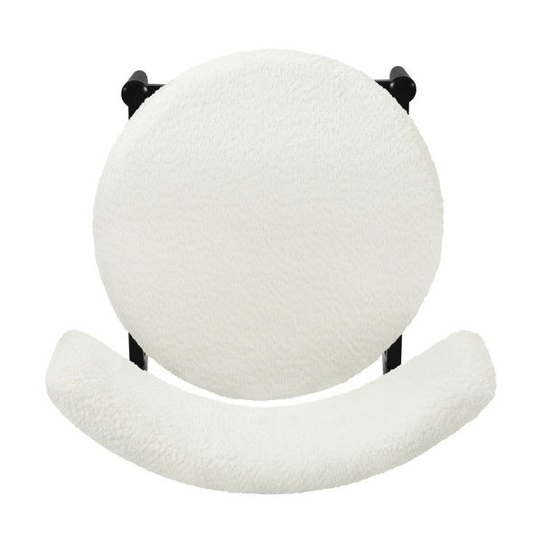 English Elm Christopher Knight Home® - Mid Century Modern Dining Chairs - Ergonomic Boucle Upholstered Design With Sturdy Rubberwood Legs N771P205425B