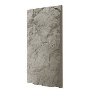 English Elm 3d Faux Rock Stone Polyurethane Wall Panels Lightweight Waterproof Interior Accent Set Light Grey W347P464223