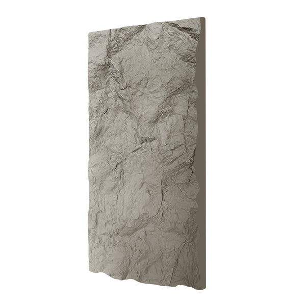 English Elm 3d Faux Rock Stone Polyurethane Wall Panels Lightweight Waterproof Interior Accent Set Light Grey W347P464223