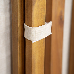 English Elm Christopher Knight Home® - Outdoor Acacia Daybed Sofa with Foldable Arms, Rust‑Resistant Teak Frame & UV‑Proof Beige Cushions N779P249303T