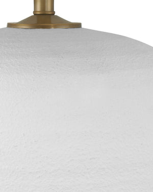 Currey & Company Zena White Table Lamp – Handcrafted Terracotta Design With Grasscloth Shade & Antique Brass Accents White Terracotta 6000-1008-currey-company