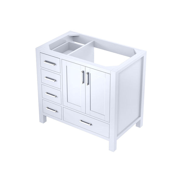 English Elm White Bath Vanity 36 In. W X 22 In. D - Elegant Storage Solution With Soft-Close Features & Style B2731P258805-GIGA