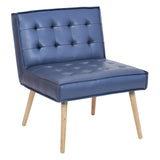 OSP Home Furnishings Amity Tufted Accent Chair Sizzle Azure