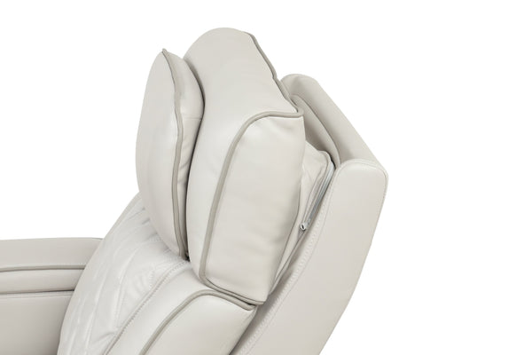 English Elm Fortuner Modern Upholstery Recliner Chair With Massage, Storage & Usb Ports - Stylish Beige Comfort B009P287720