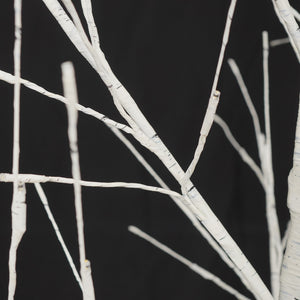 English Elm Set of Lighted Birch Tree with 216 Warm White LEDs, 3-Sizes 4/5/6FT, Indoor/Outdoor Romantic Decor N710P181843Y