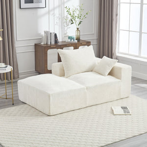 English Elm United Memory Foam 2-Seater Couch - Easy Transport, No Assembly, Deep Seat Chenille Sofa For Small Spaces W1568P222611-GIGA