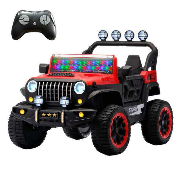 English Elm 24v Two Seat Kids Ride on Car with 4wd Motor Remote Control and Led Lights W509P378206