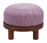 Gome Ottoman Wisteria Purple 110185 Zuo Modern