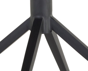 Sunpan Cassius Swivel Dining Armchair - Modern Elegance with Brushed Gold Accents and Stylish Comfort Dillon Cream