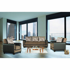 English Elm Primenest Stylish Convertible Armchair With Hidden Storage - Perfect For Small Spaces & Modern Living B030P305103-GIGA