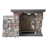 Christopher Knight Home® - Noble House - Carson Outdoor Square Fire Pit, Stone